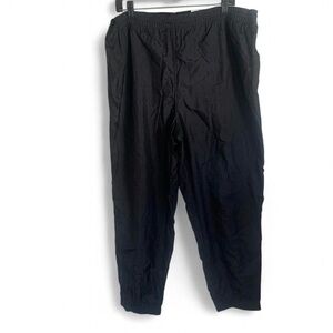 💕 Vintage Skyr Sport black track pants windbreaker Size XL men y2k athletic